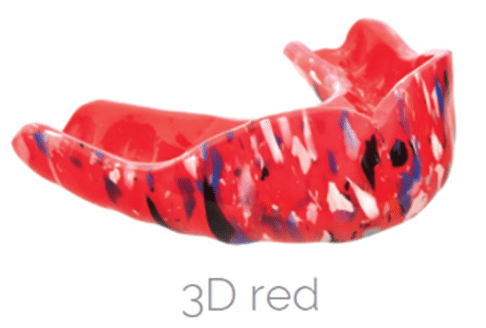 3D red